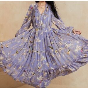 Banana Republic sheer maxi dress